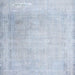 Square Contemporary Blue Gray Modern Rug, con608