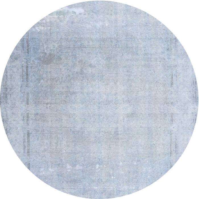 Square Machine Washable Contemporary Blue Gray Rug, wshcon608