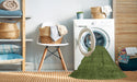 Machine Washable Contemporary Green Rug in a Washing Machine, wshcon60