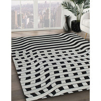 Contemporary Silver Gray Modern Rug, con612