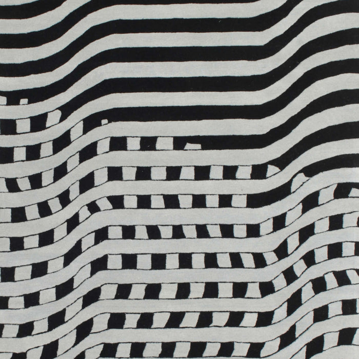 Contemporary Silver Gray Modern Rug, con612