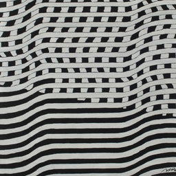 Square Contemporary Silver Gray Modern Rug, con612