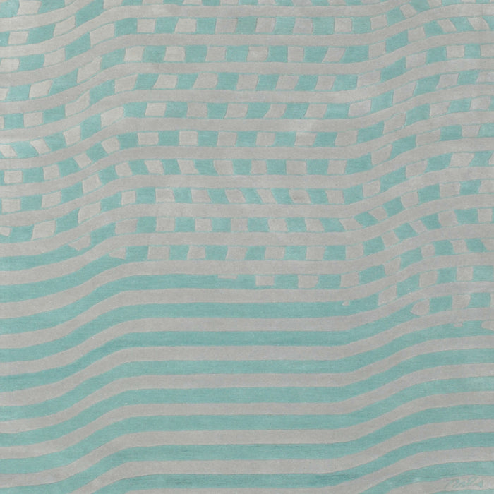 Square Contemporary Dark Gray Modern Rug, con613