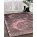 Machine Washable Contemporary Velvet Maroon Purple Rug in a Family Room, wshcon614