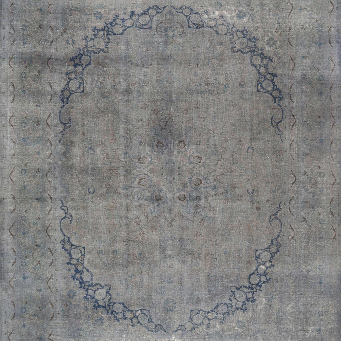 Machine Washable Contemporary Silver Gray Rug, wshcon615