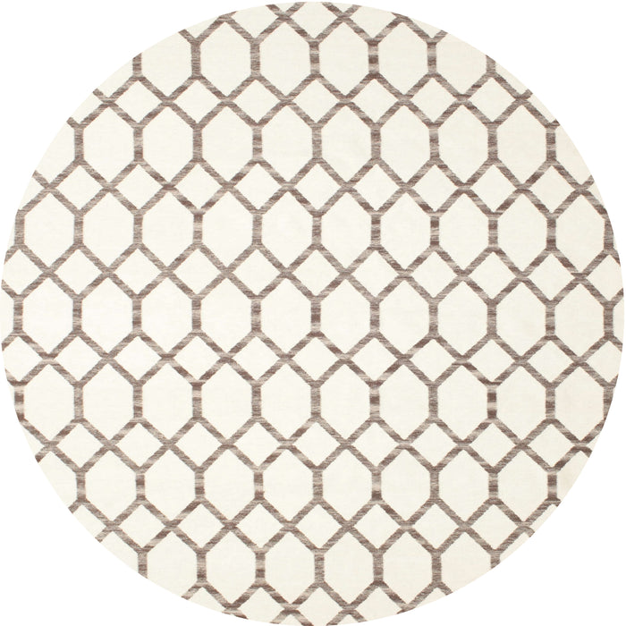 Square Machine Washable Contemporary Beige Rug, wshcon621