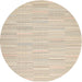 Sideview of Contemporary Deep Peach Orange Solid Rug, con626