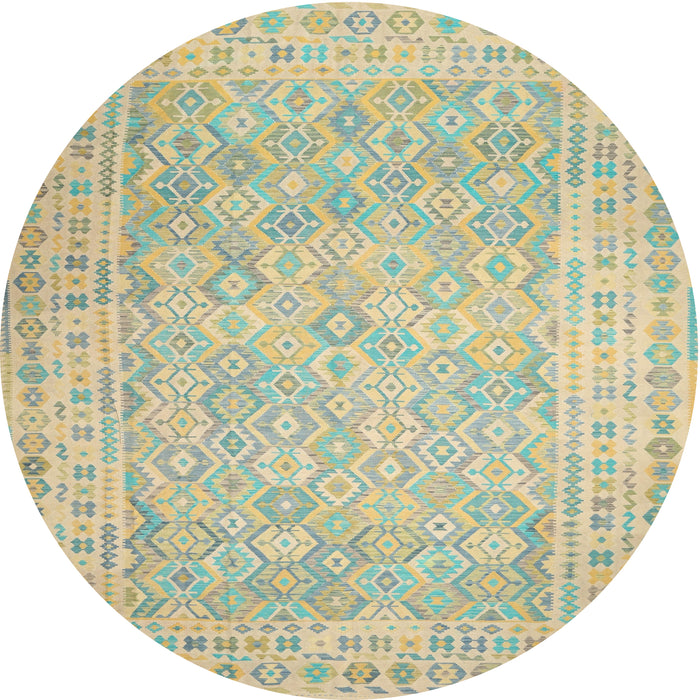 Square Machine Washable Contemporary Sage Green Rug, wshcon627