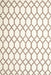 Contemporary Blonde Beige Trellis Rug, con628