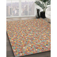 Contemporary Rust Pink Southwestern Rug, con629