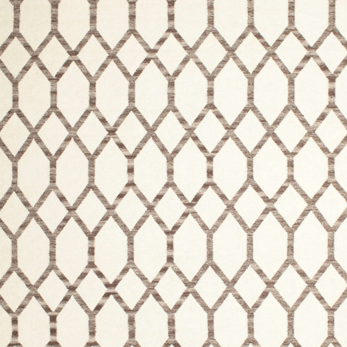 Contemporary Blonde Beige Trellis Rug, con630