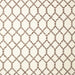 Square Contemporary Blonde Beige Trellis Rug, con630