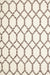 Contemporary Tan Brown Trellis Rug, con631