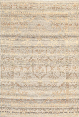 Machine Washable Contemporary Deep Peach Orange Rug, wshcon636