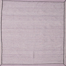 Sideview of Machine Washable Contemporary Purple Thistle Purple Rug, wshcon638