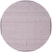 Square Machine Washable Contemporary Purple Thistle Purple Rug, wshcon638