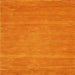 Square Contemporary Orange Red Modern Rug, con63