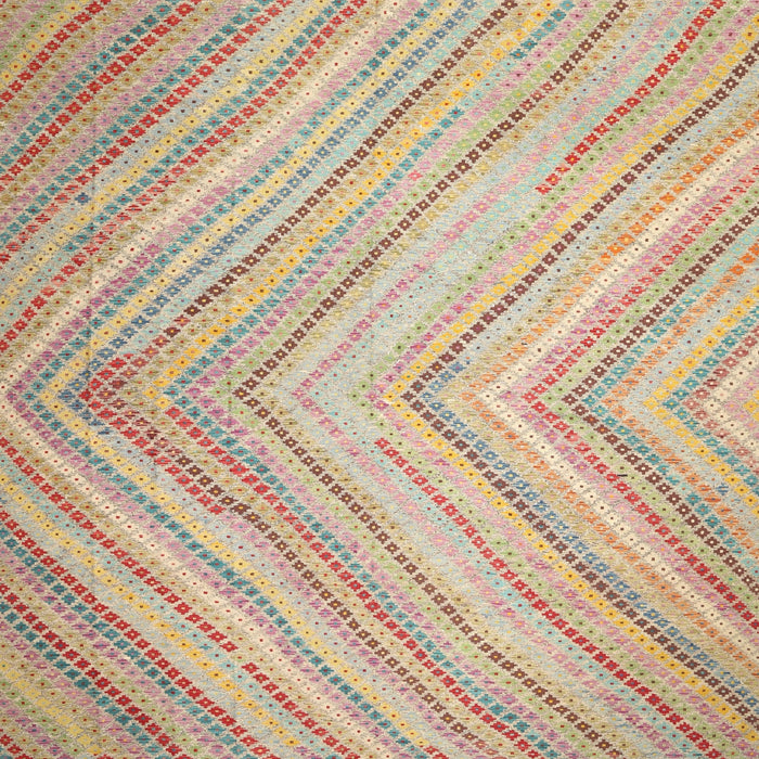 Sideview of Machine Washable Contemporary Orange Salmon Pink Rug, wshcon640