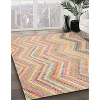 Contemporary Brown Southwestern Rug, con642