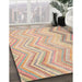 Machine Washable Contemporary Brown Rug in a Family Room, wshcon642