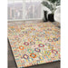 Machine Washable Contemporary Orange Salmon Pink Rug in a Family Room, wshcon643