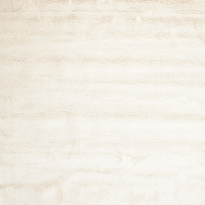 Contemporary Soft Ivory Beige Solid Rug, con644