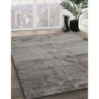 Contemporary Gunmetal Gray Modern Rug, con645