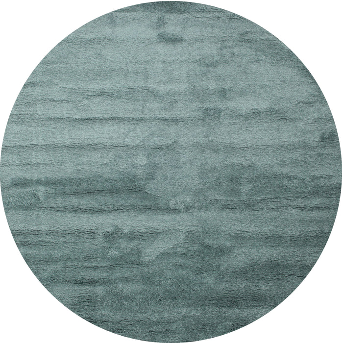 Square Machine Washable Contemporary Green Rug, wshcon647