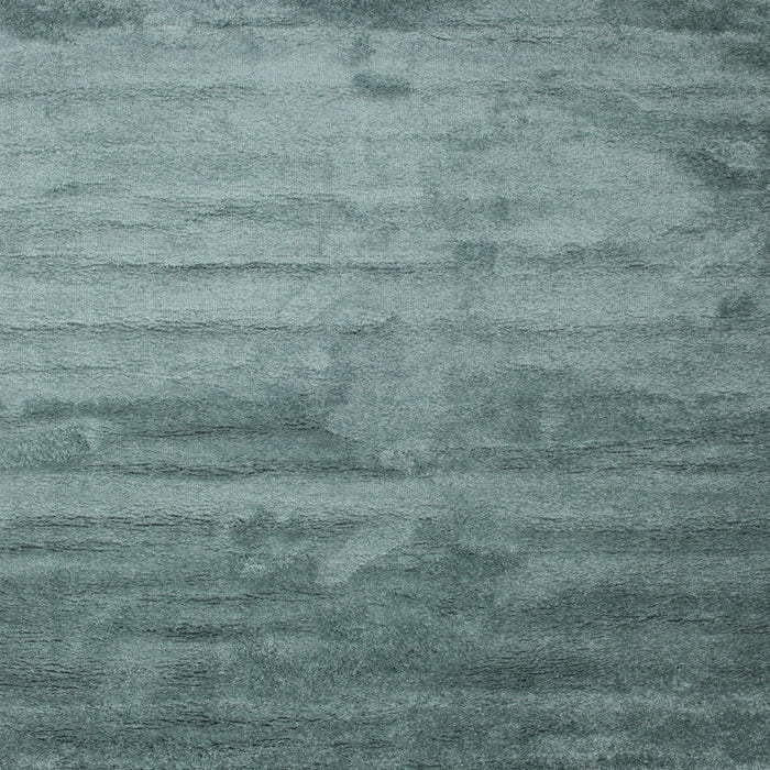 Sideview of Machine Washable Contemporary Green Rug, wshcon647