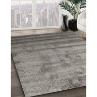 Contemporary Rosy Brown Pink Modern Rug, con649