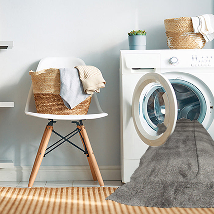 Machine Washable Contemporary Rosy Brown Pink Rug in a Washing Machine, wshcon649