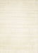 Contemporary Blanched Almond Beige Solid Rug, con64