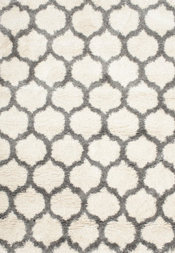 Contemporary Sage Green Trellis Rug, con650