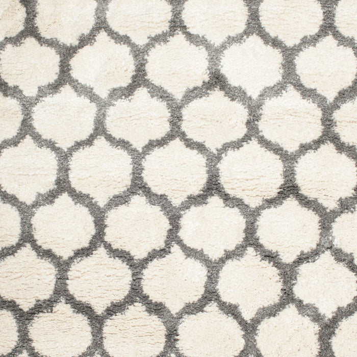 Contemporary Sage Green Trellis Rug, con650