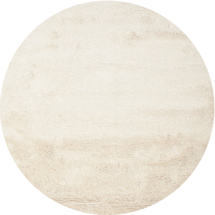 Sideview of Contemporary Champagne Beige Solid Rug, con651