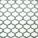 Square Contemporary Dark Gray Trellis Rug, con652