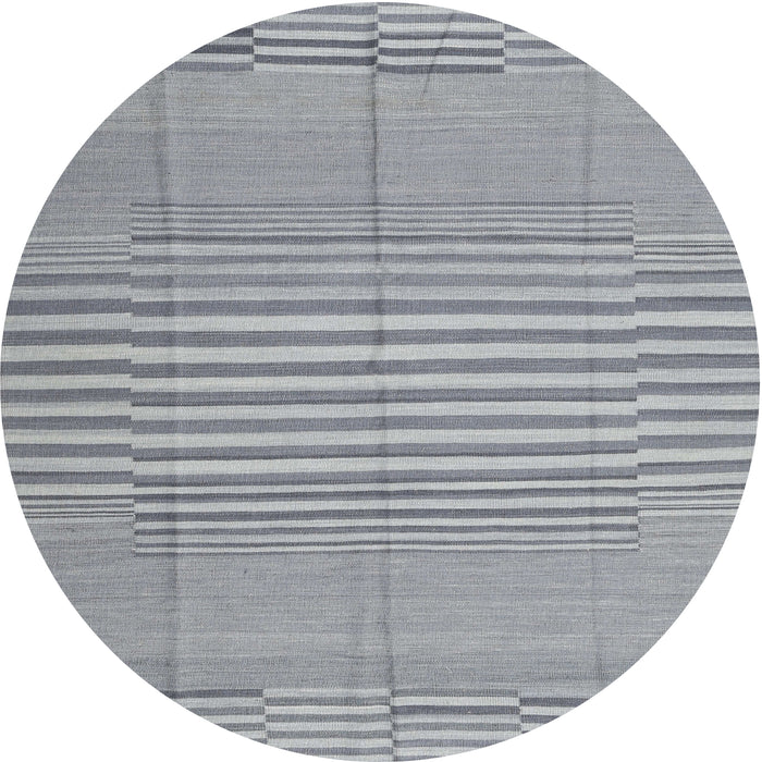 Square Machine Washable Contemporary Light Slate Gray Rug, wshcon654