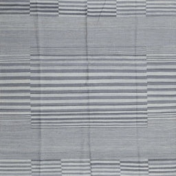 Square Contemporary Light Slate Gray Modern Rug, con654