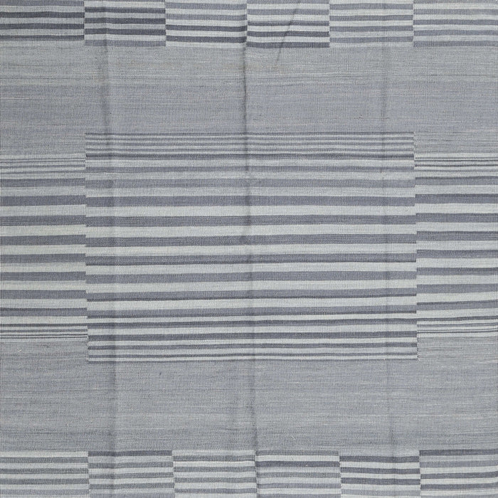 Square Contemporary Light Slate Gray Modern Rug, con654
