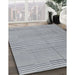 Machine Washable Contemporary Light Slate Gray Rug in a Family Room, wshcon654