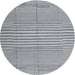 Sideview of Contemporary Light Slate Gray Modern Rug, con654