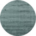 Sideview of Contemporary Green Modern Rug, con655