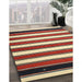 Machine Washable Contemporary Brown Rug in a Family Room, wshcon656