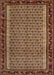 Machine Washable Contemporary Peru Brown Rug, wshcon659