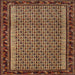 Sideview of Machine Washable Contemporary Peru Brown Rug, wshcon659