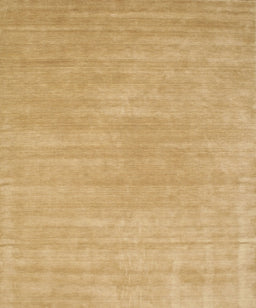 Contemporary Yellow Solid Rug, con65