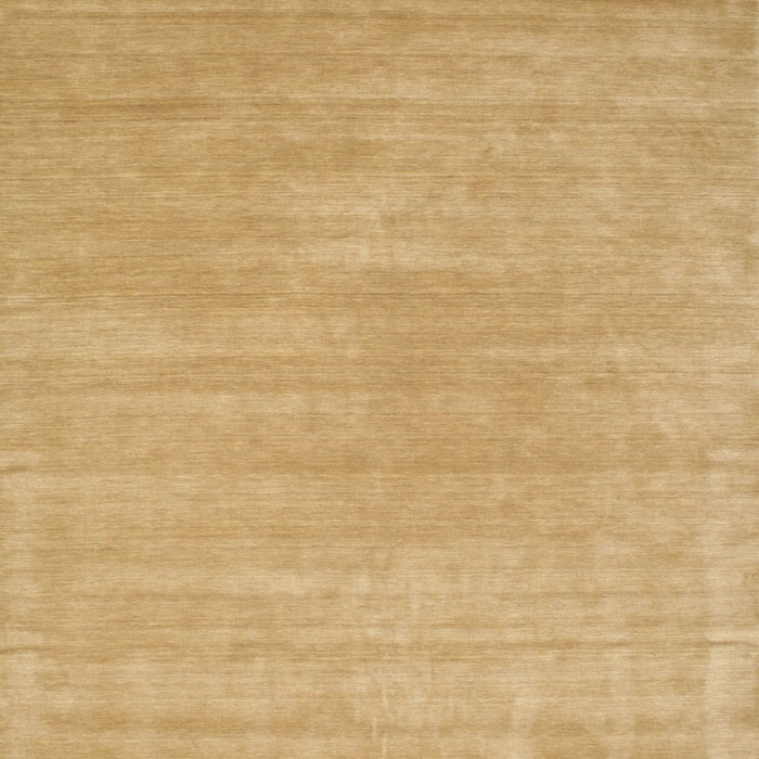 Contemporary Yellow Solid Rug, con65