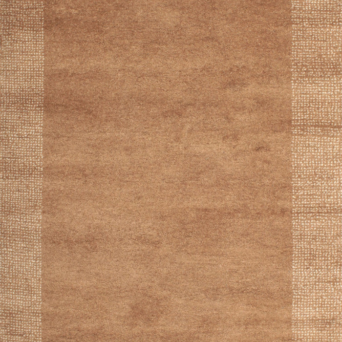 Contemporary Orange Modern Rug, con660