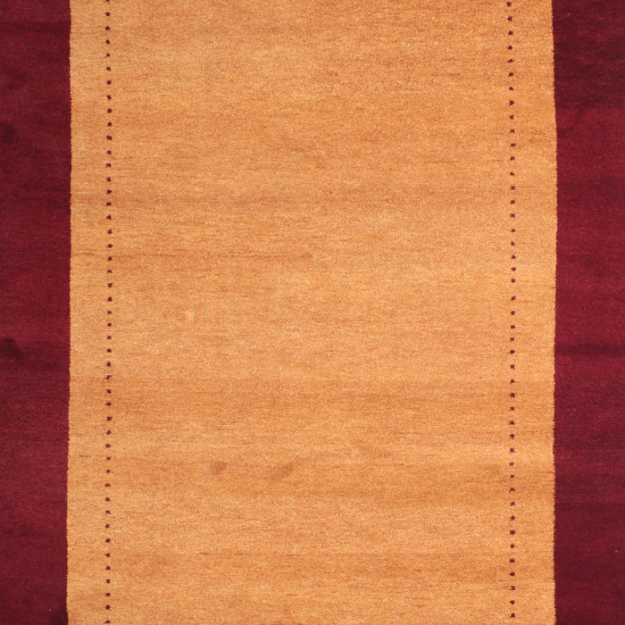 Contemporary Dark Orange Modern Rug, con661