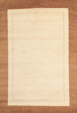 Contemporary Khaki Gold Solid Rug, con664